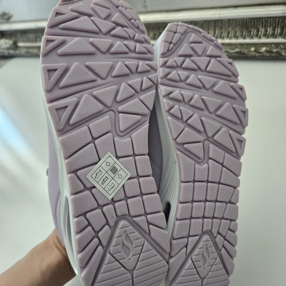 Skechers Street Uno Gen1: Trendy Jewels Sneaker. Lavander. Size 5. New.Lace up - Picture 7 of 8